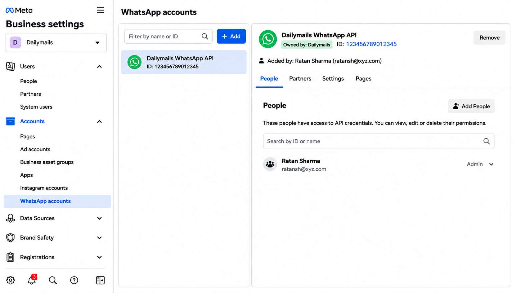 click on whatsapp account