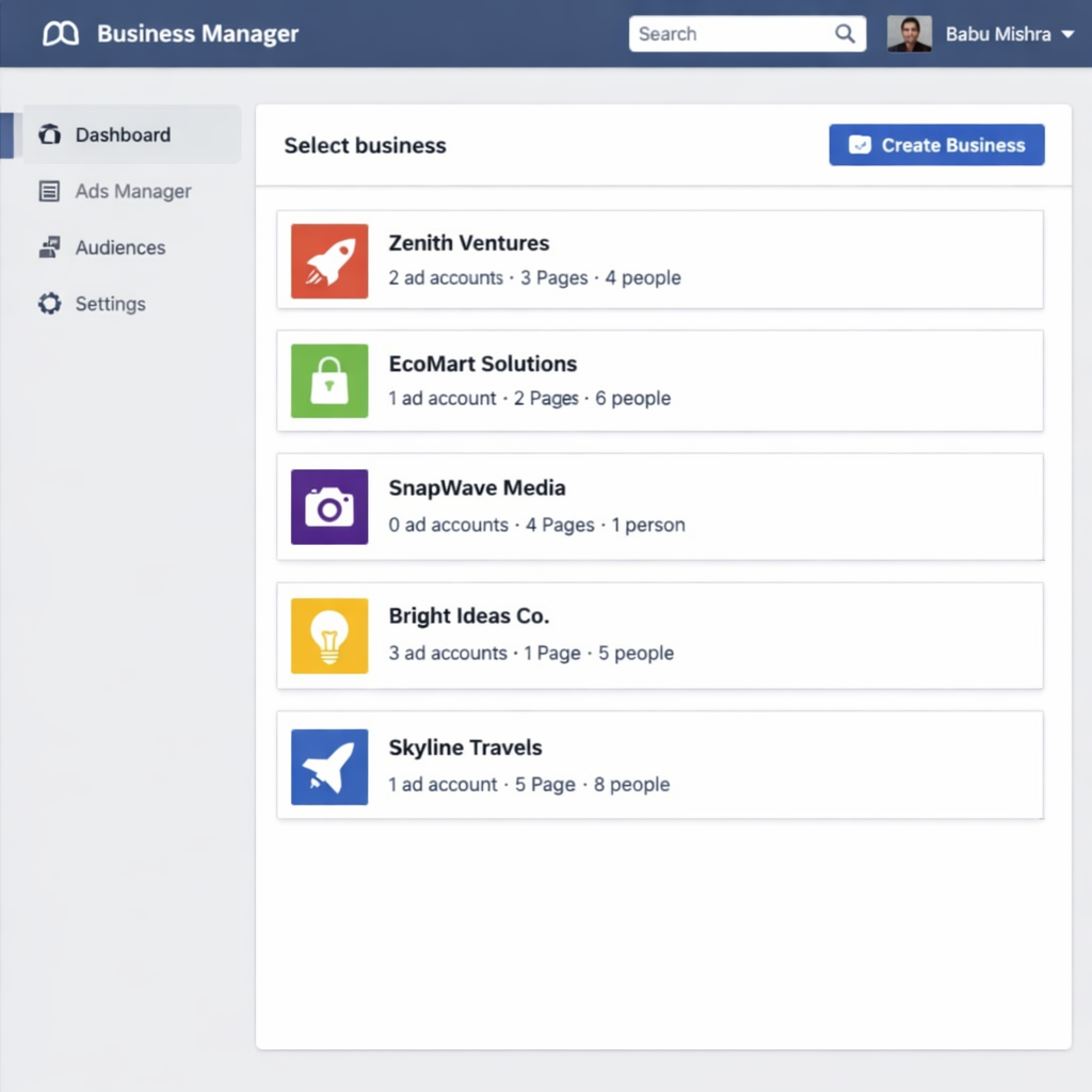 facebook business manager