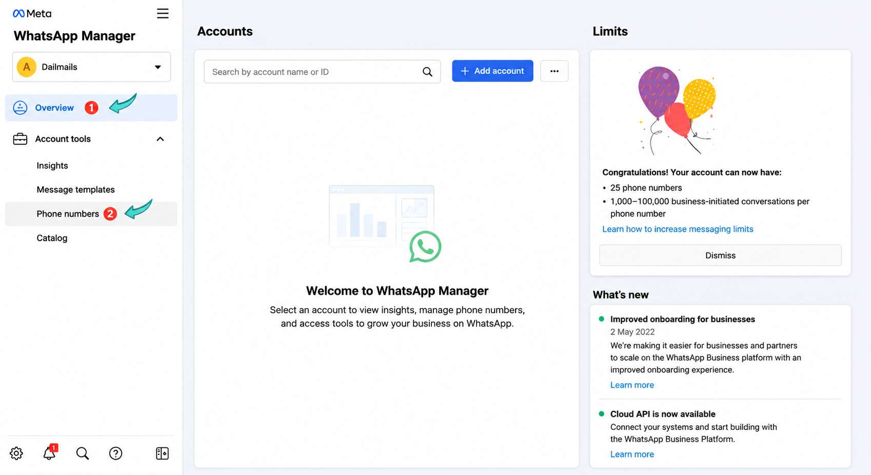 open account tool