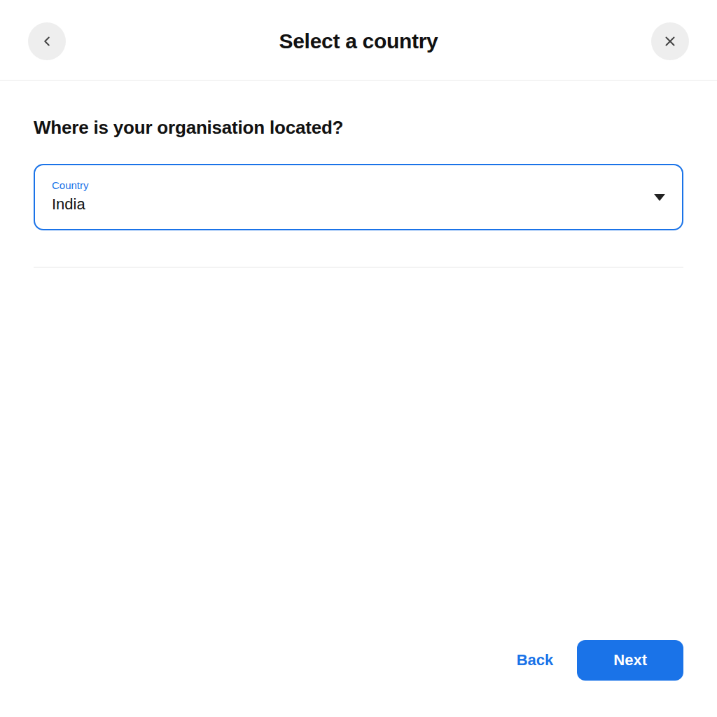 choose your country
