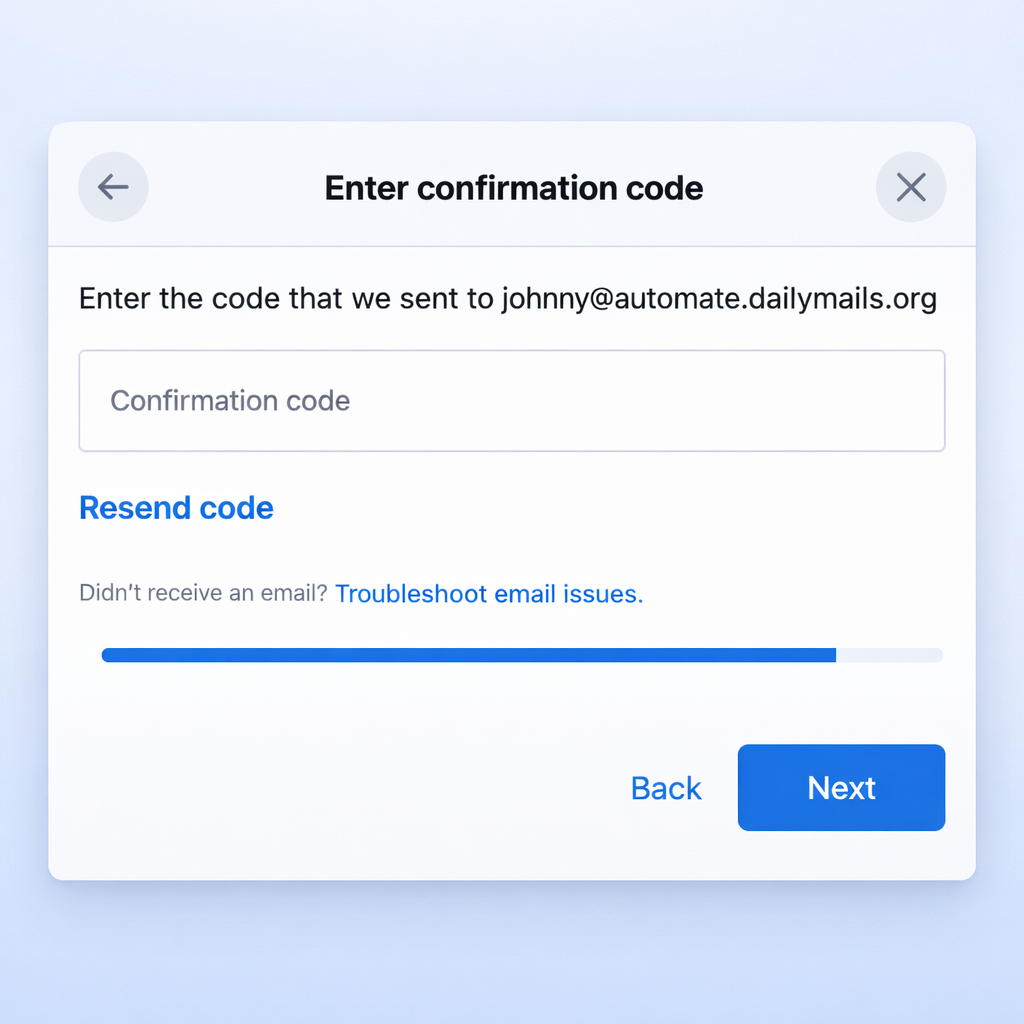 verify the code